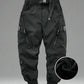 Pantalon Cargo Chic Noir avec Poche Zippée
