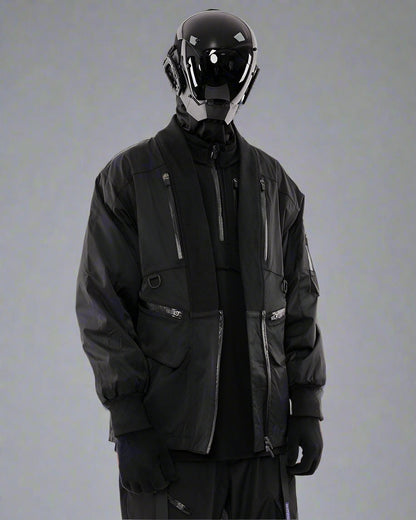 Manteau Utilitaire Cyberpunk Haute Technologie