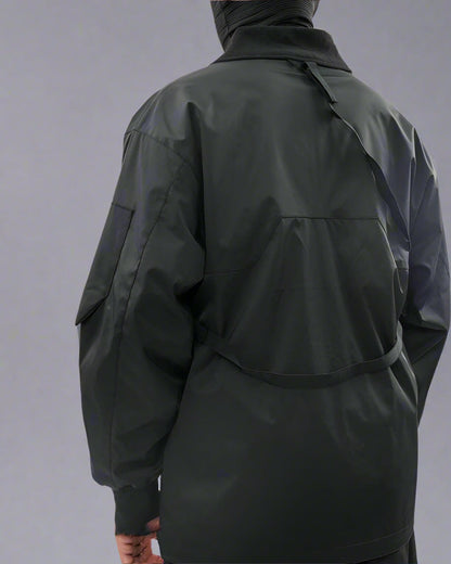 Manteau Utilitaire Cyberpunk Haute Technologie