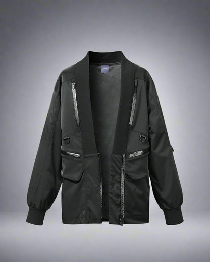 Manteau Utilitaire Cyberpunk Haute Technologie