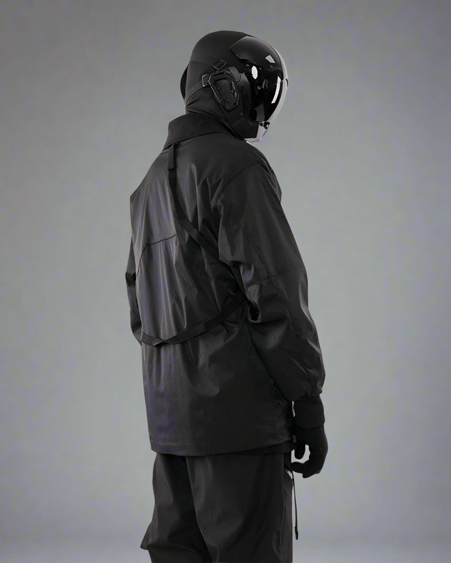 Manteau Utilitaire Cyberpunk Haute Technologie