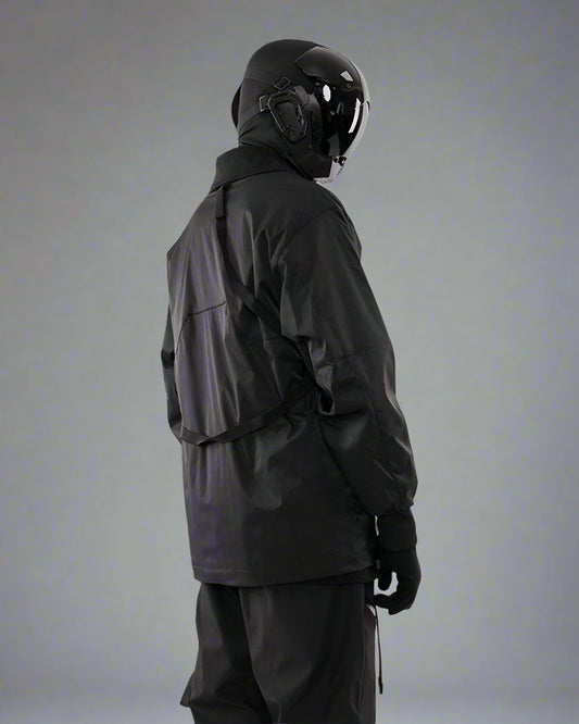 Manteau Utilitaire Cyberpunk Haute Technologie