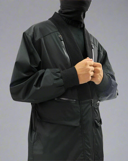 Manteau Utilitaire Cyberpunk Haute Technologie