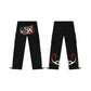 Pantalon cargo graffiti noir
