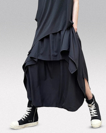 Pantalons Chic à Entrejambe Tombant