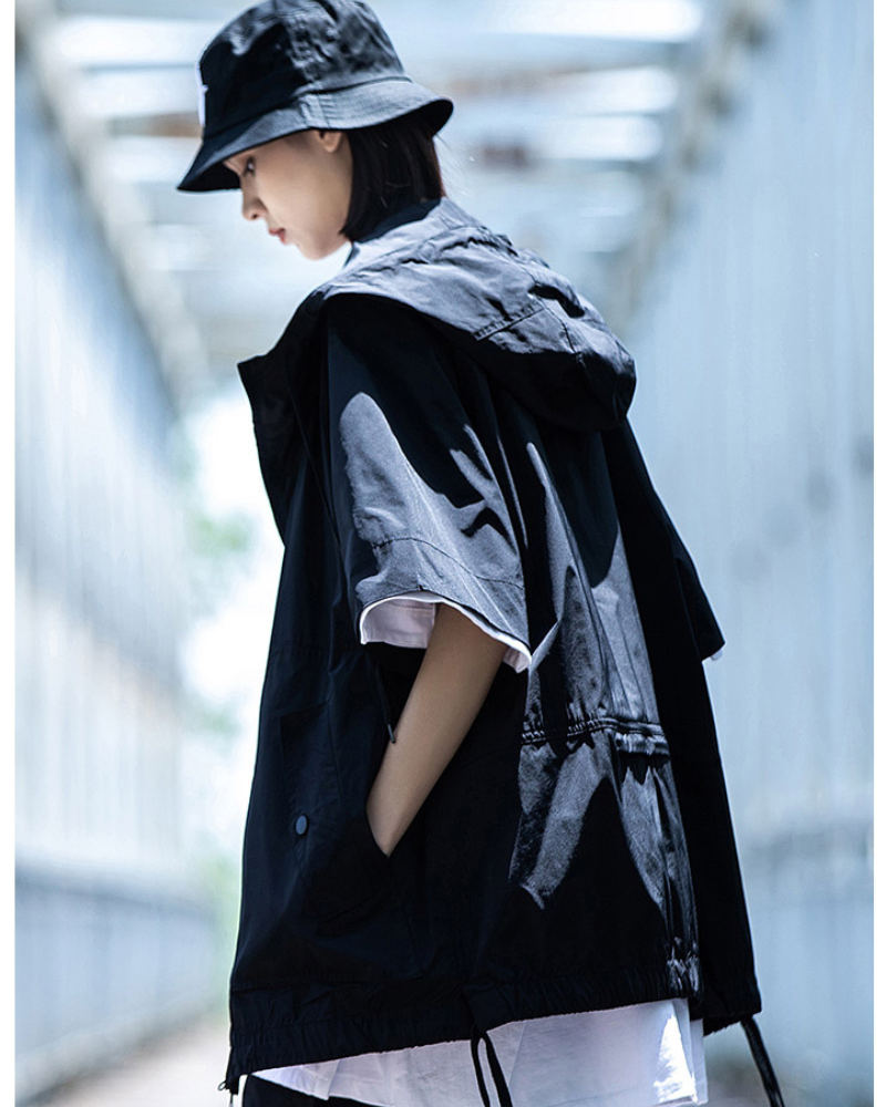 Duo de Veste et Shorts Multi-Fonctionnels -  multifonctionnel - Duo Veste Cargo et Shorts Unisexe pour Aventures