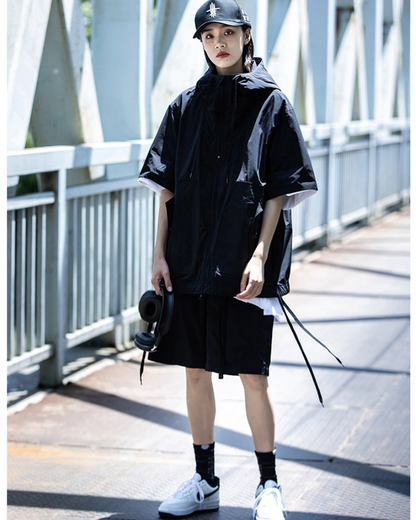 Duo de Veste et Shorts Multi-Fonctionnels - veste cargo - Duo Veste Cargo et Shorts Unisexe pour Aventures