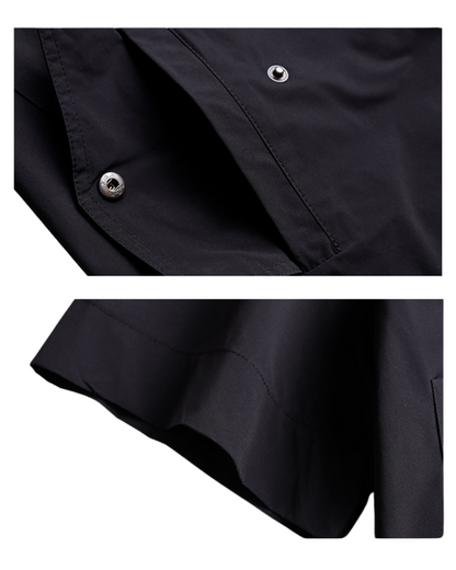 Duo de Veste et Shorts Multi-Fonctionnels -  vêtements d'extérieur - Duo Veste Cargo et Shorts Unisexe pour Aventures