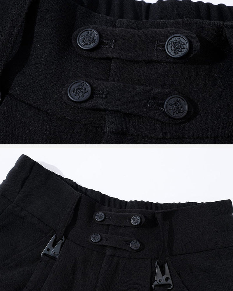 Ensemble de Vêtements Unisexe Chic Sombre -  ensemble noir - Ensemble de Vêtements Unisexe Chic et Élégant