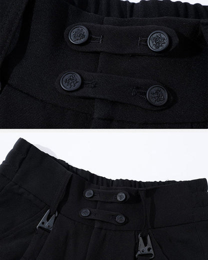 Ensemble de Vêtements Unisexe Chic Sombre -  ensemble noir - Ensemble de Vêtements Unisexe Chic et Élégant
