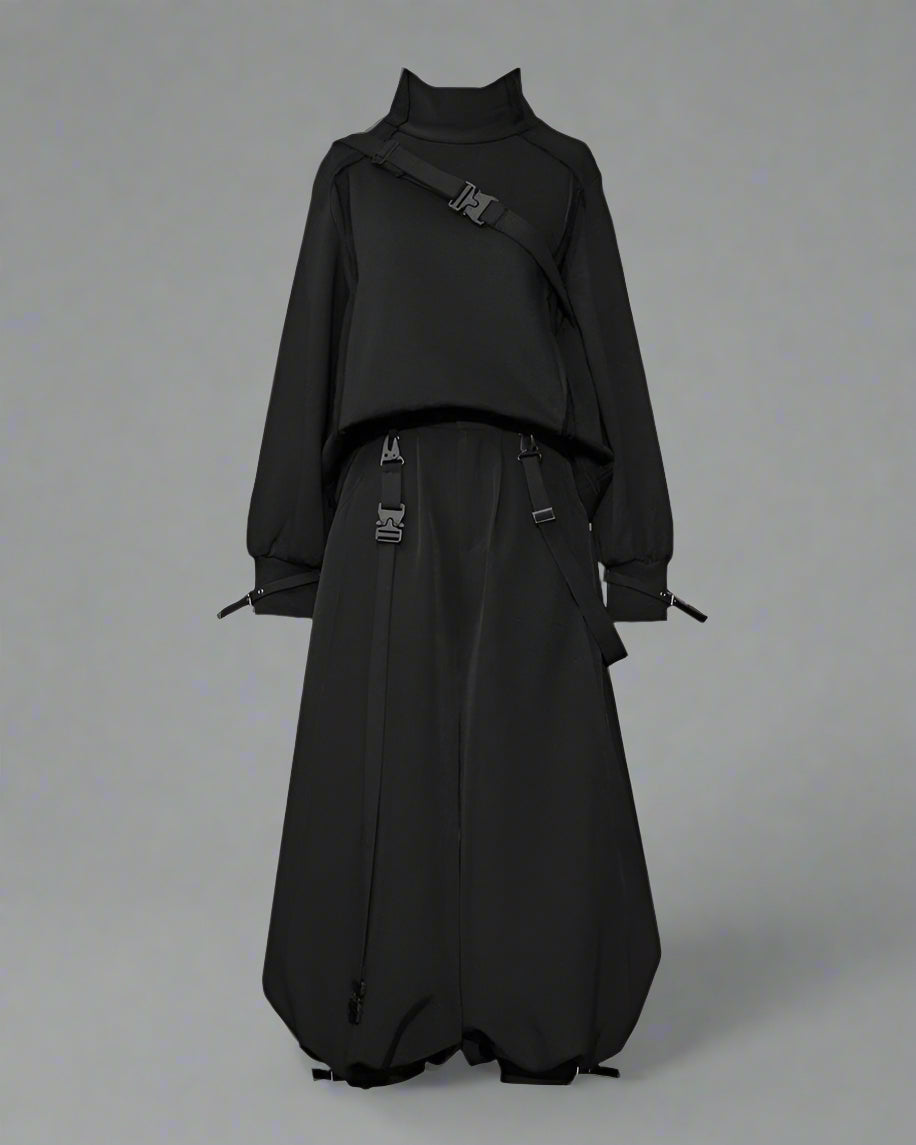 Ensemble de Vêtements Unisexe Chic Sombre - vêtements unisexe - Ensemble de Vêtements Unisexe Chic et Élégant