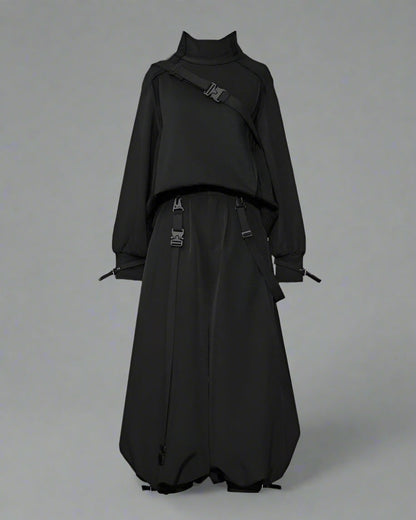 Ensemble de Vêtements Unisexe Chic Sombre - vêtements unisexe - Ensemble de Vêtements Unisexe Chic et Élégant