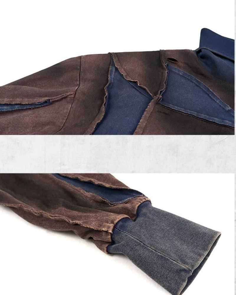 Ensemble Techwear Urbain Audacieux -  urbain - Ensemble Techwear Urbain : Sweatshirt, Débardeur et Shorts