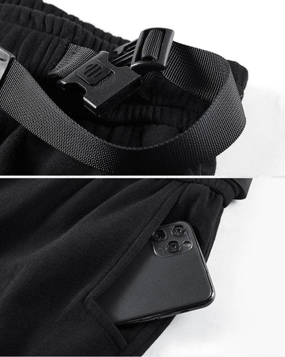 Pantalons Cargo Noirs Essentiels