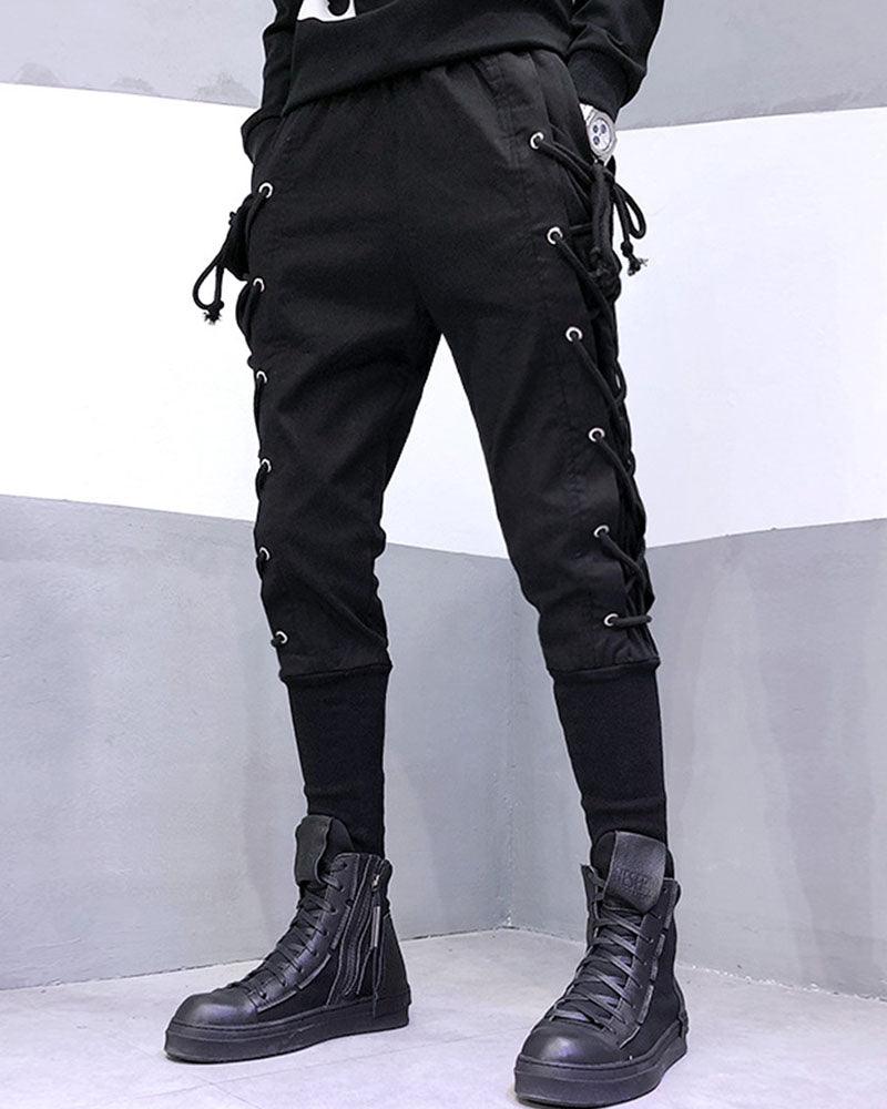 Pantalons de Jogging Chic avec Cordon Latéral