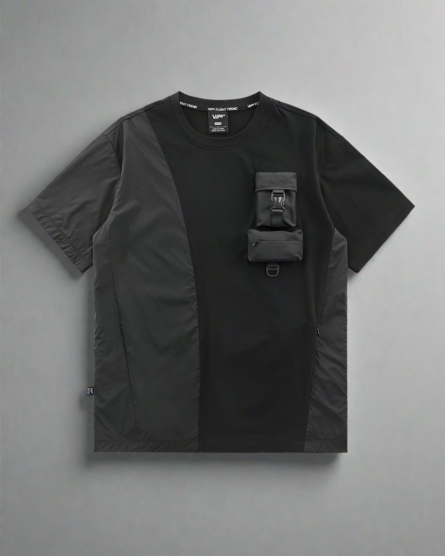 T-shirt Cargo avec Poche Prêt pour l'Aventure
