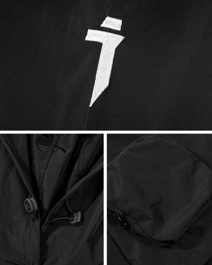 Cape Courte à Capuche Stylée