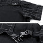 T-Shirt Techwear à Carreaux Dynamique