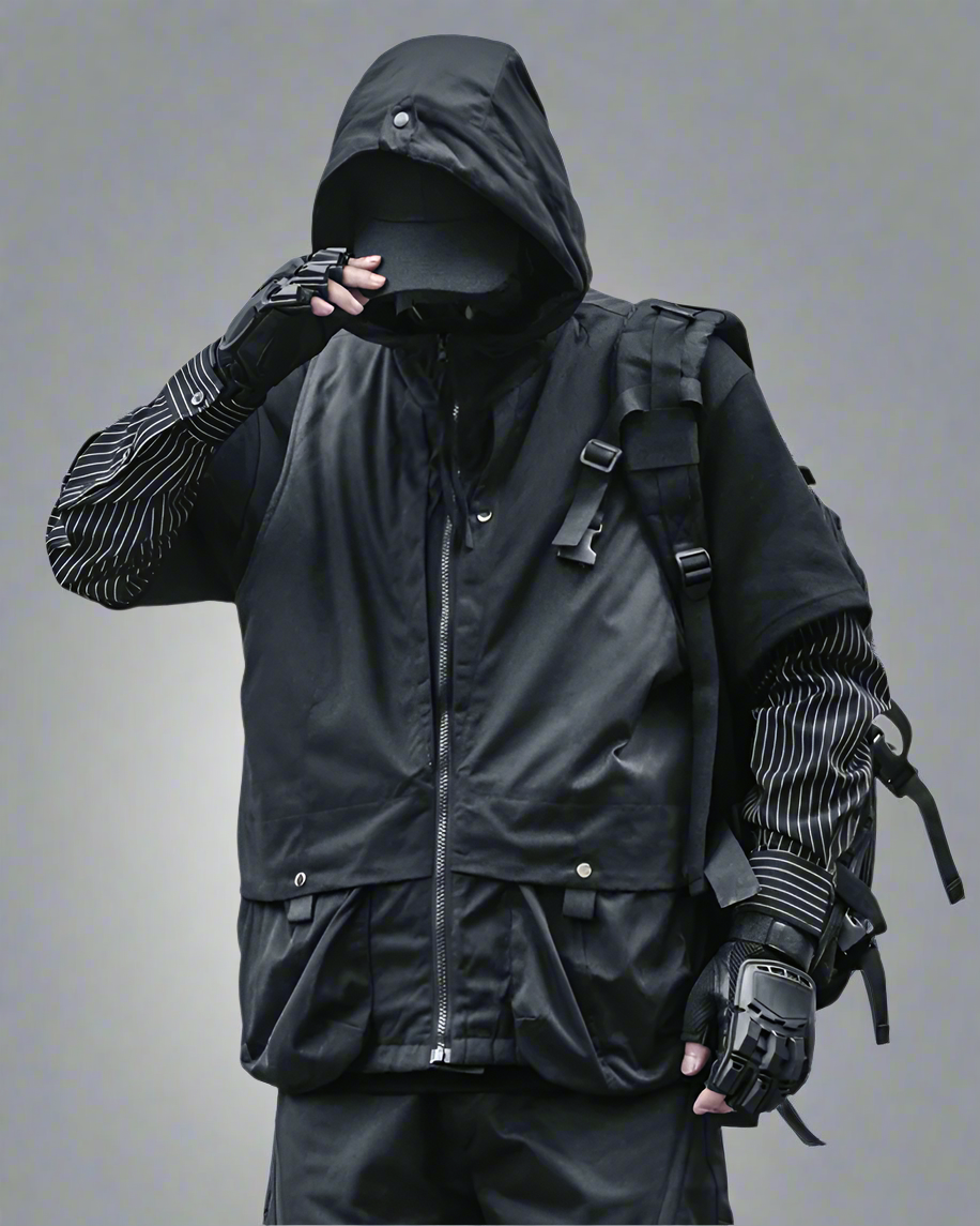 Gilet à Capuche Toutes Saisons - gilet - Gilet à Capuche Toutes Saisons pour Temps Froid