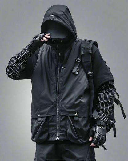 Gilet à Capuche Toutes Saisons - gilet - Gilet à Capuche Toutes Saisons pour Temps Froid