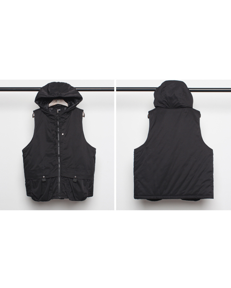 Gilet à Capuche Toutes Saisons -  mode pratique - Gilet à Capuche Toutes Saisons pour Temps Froid