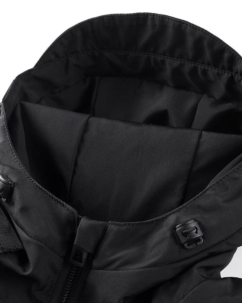 Gilet Cargo à Capuche Multi-Poches -  multi-poches - Gilet Cargo à Capuche Multi-Poches Pratique et Confortable