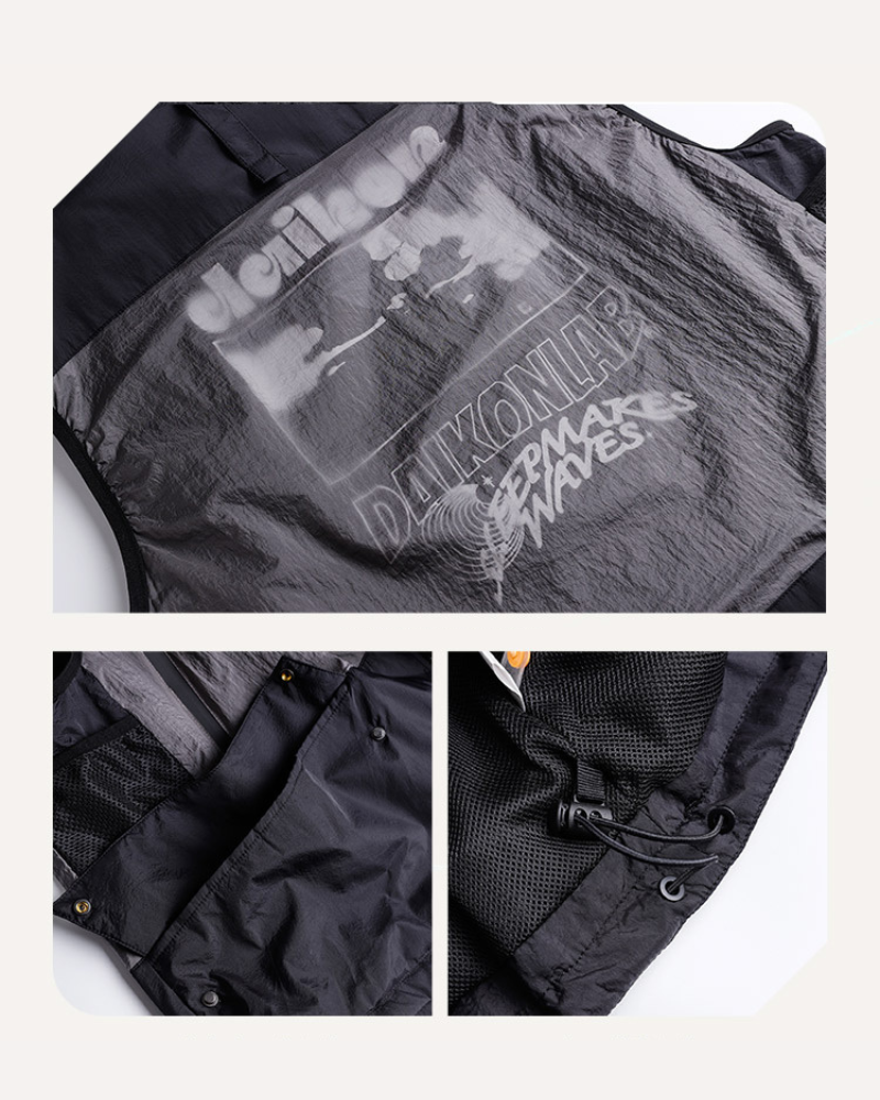 Gilet Cargo Prêt pour l'Aventure -  exploration urbaine - Gilet Cargo pour Aventure en Extérieur et Randonnée