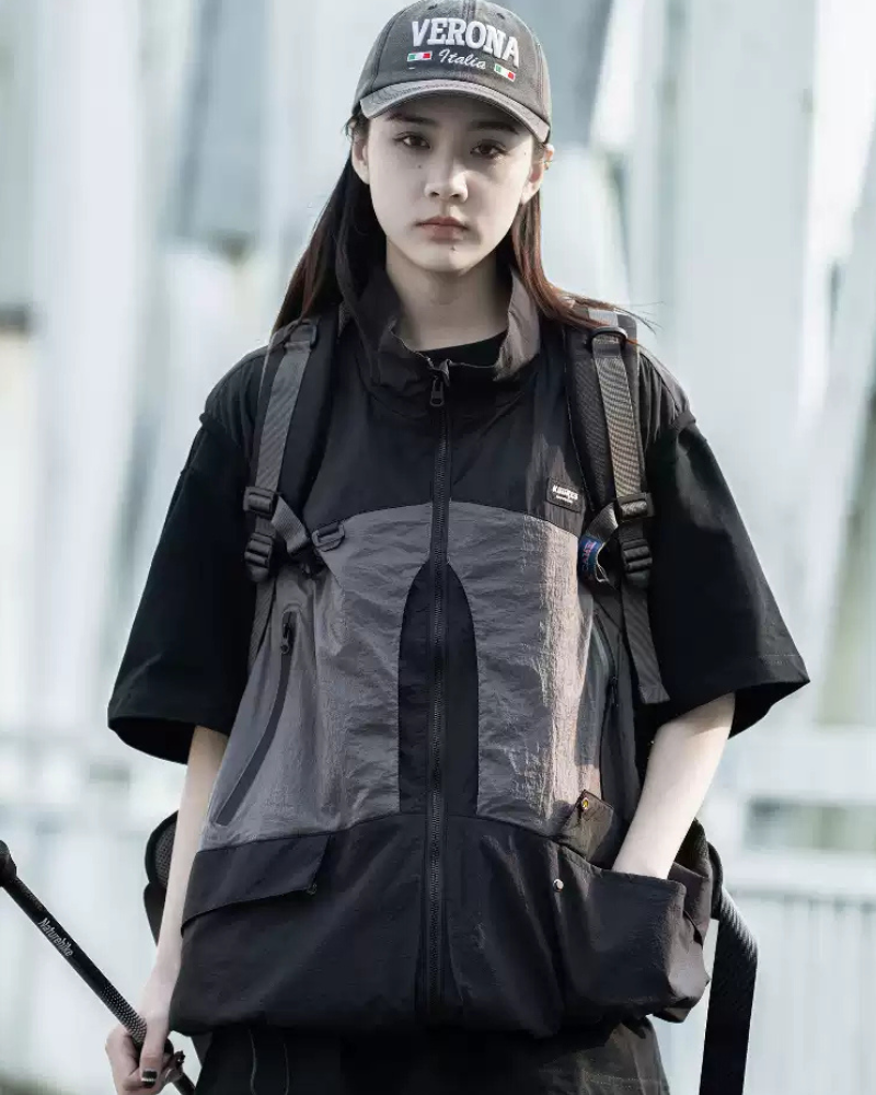 Gilet Cargo Prêt pour l'Aventure -  exploration urbaine - Gilet Cargo pour Aventure en Extérieur et Randonnée