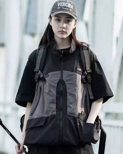 Gilet Cargo Prêt pour l'Aventure -  exploration urbaine - Gilet Cargo pour Aventure en Extérieur et Randonnée