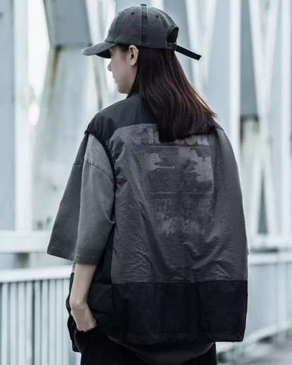 Gilet Cargo Prêt pour l'Aventure -  mode outdoor - Gilet Cargo pour Aventure en Extérieur et Randonnée