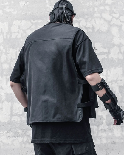 Gilet de Cargo Utilitaire Polyvalent -  gilet avec poches - Gilet de Cargo Utilitaire pour Urban Explorers