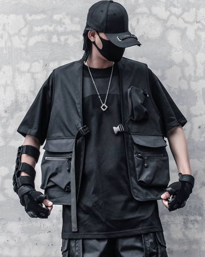 Gilet de Cargo Utilitaire Polyvalent - gilet techwear - Gilet de Cargo Utilitaire pour Urban Explorers