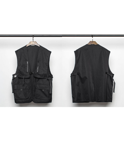 Gilet de Cargo Utilitaire Polyvalent - gilet techwear - Gilet de Cargo Utilitaire pour Urban Explorers