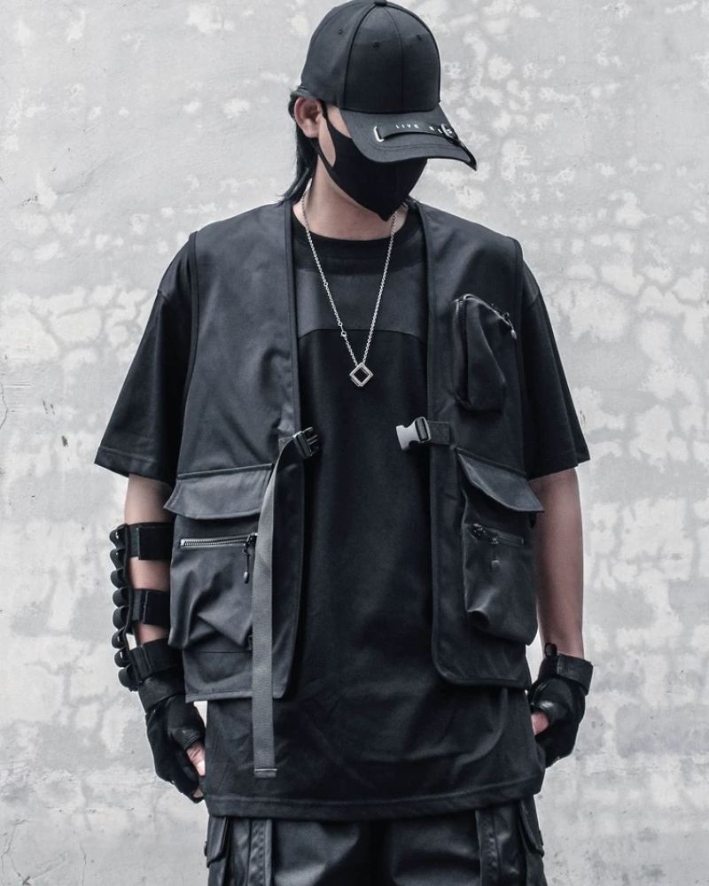 Gilet de Cargo Utilitaire Polyvalent -  mode fonctionnelle - Gilet de Cargo Utilitaire pour Urban Explorers