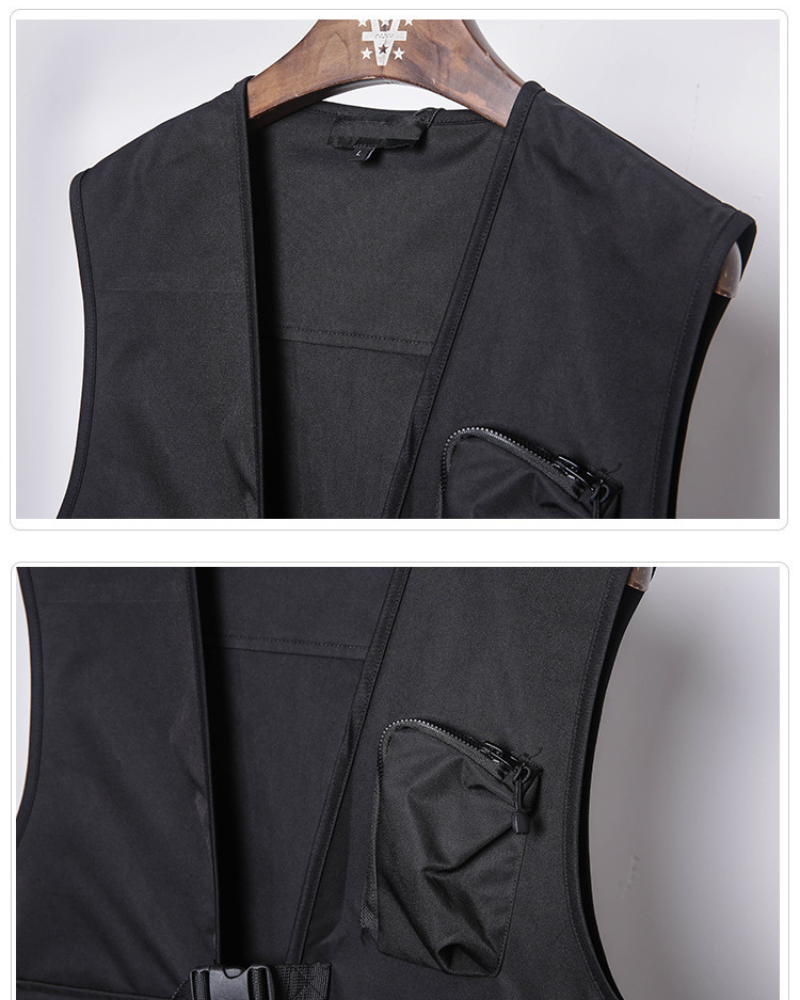 Gilet de Cargo Utilitaire Polyvalent -  mode urbaine - Gilet de Cargo Utilitaire pour Urban Explorers