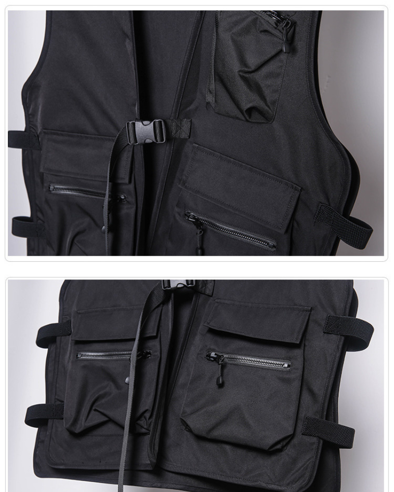 Gilet de Cargo Utilitaire Polyvalent -  techwear - Gilet de Cargo Utilitaire pour Urban Explorers