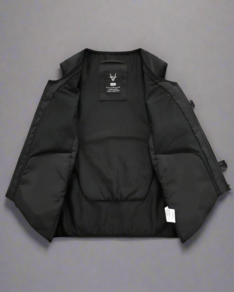 Gilet de Cargo Utilitaire Ultime -  exploration urbaine - Gilet de Cargo Noir pour Urban Exploration