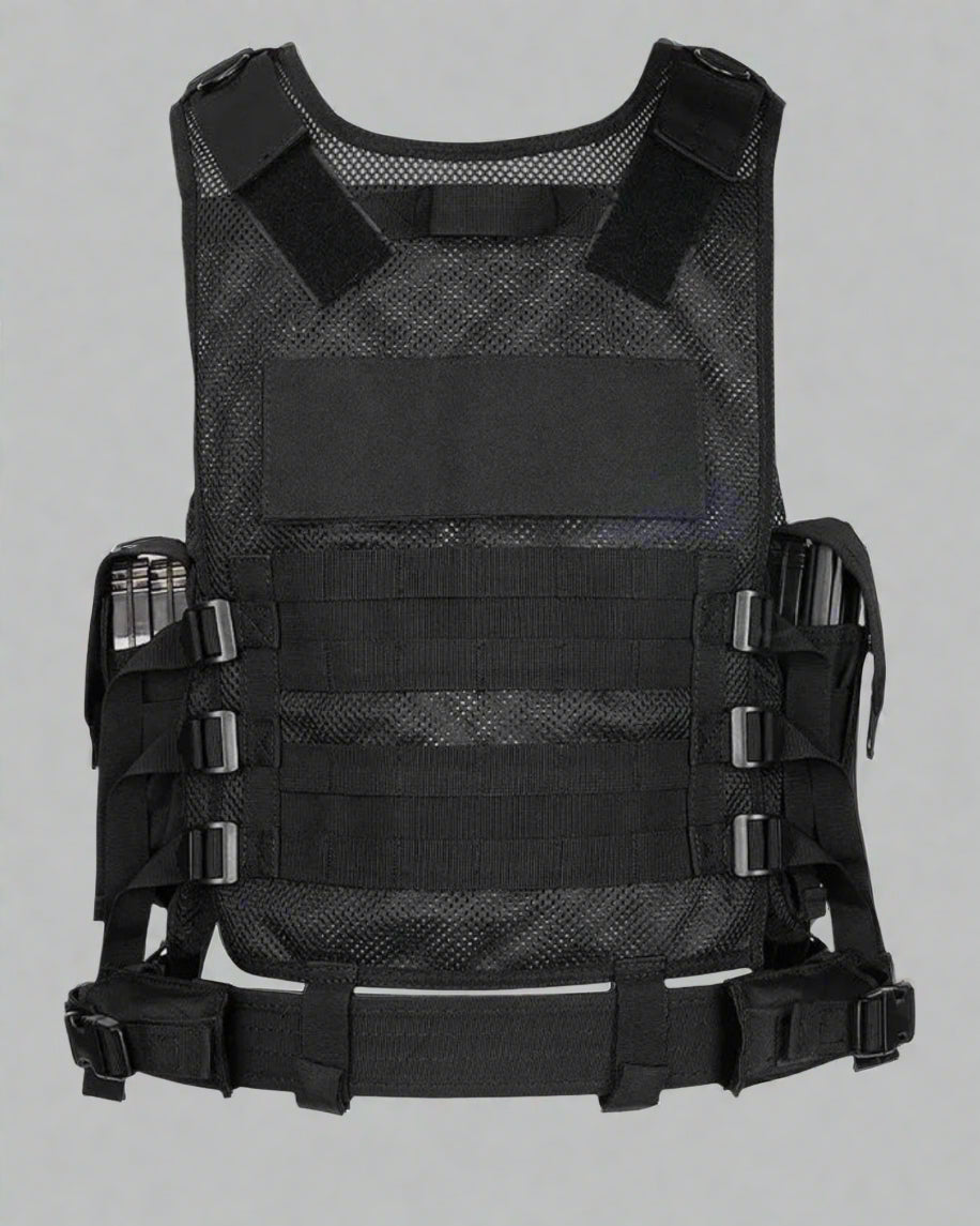 Gilet de Combat Tactique Toutes Conditions -  gilet ajustable - Gilet de Combat Tactique Ajustable et Pratique
