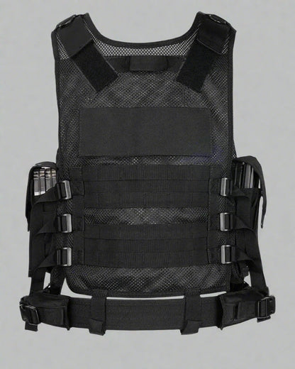 Gilet de Combat Tactique Toutes Conditions -  gilet ajustable - Gilet de Combat Tactique Ajustable et Pratique