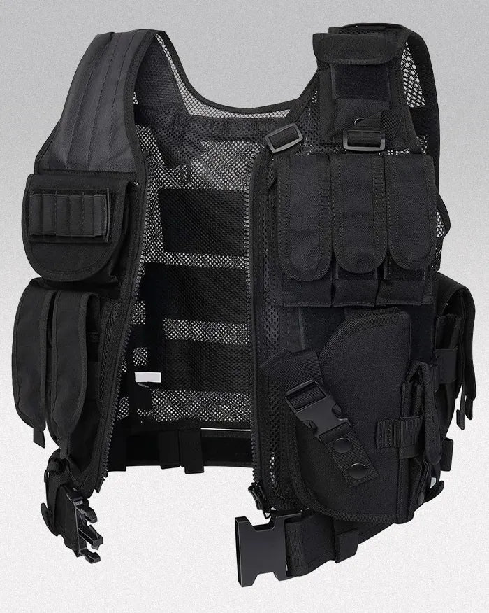 Gilet de Combat Tactique Ultime -  combat - Gilet de Combat Tactique : Confort et Rangement Idéal