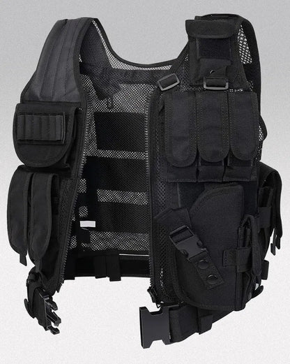 Gilet de Combat Tactique Ultime -  combat - Gilet de Combat Tactique : Confort et Rangement Idéal