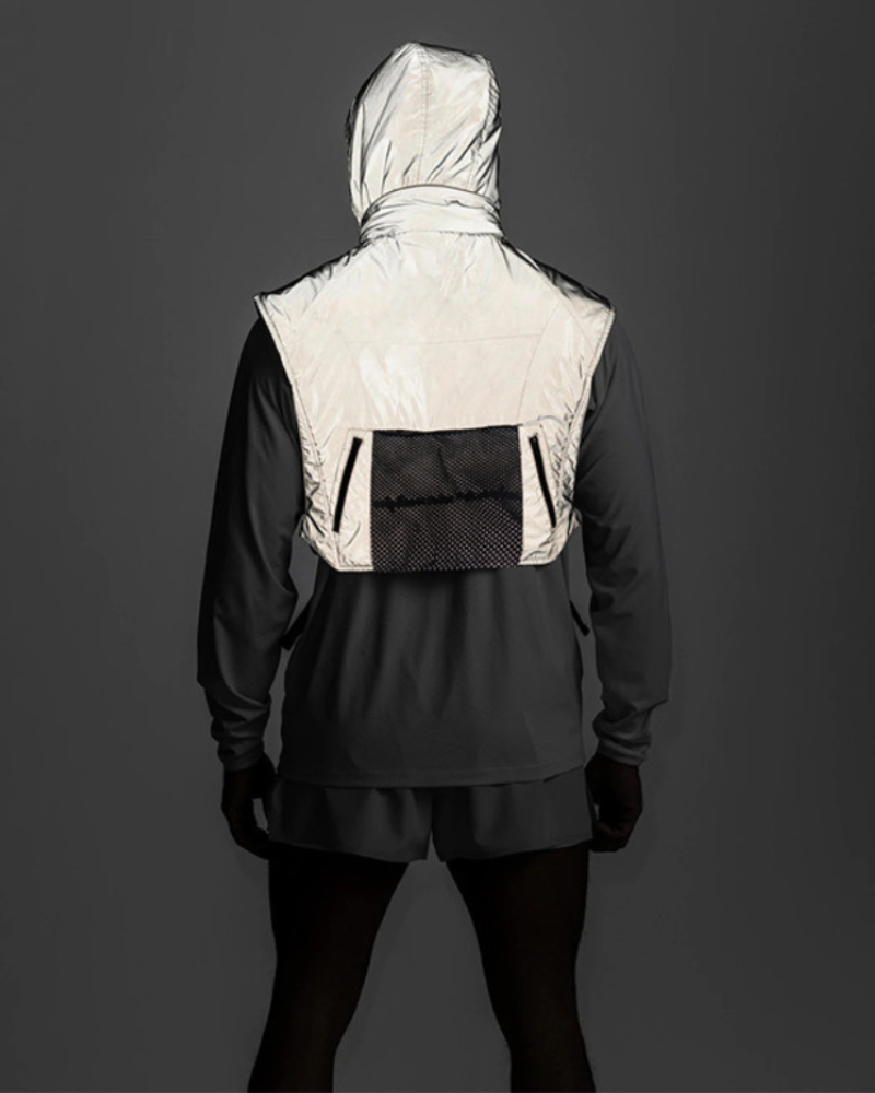 Gilet de Course Tactique Lumineux -  gilet multifonctionnel - Gilet de Course Tactique Lumineux pour Sécurité et Confort