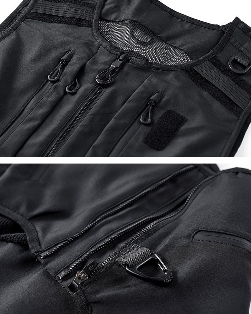 Gilet de Sport Tactique Tout-en-Un -  gilet résistant - Gilet de Sport Tactique Ajustable et Pratique