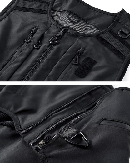 Gilet de Sport Tactique Tout-en-Un -  gilet résistant - Gilet de Sport Tactique Ajustable et Pratique