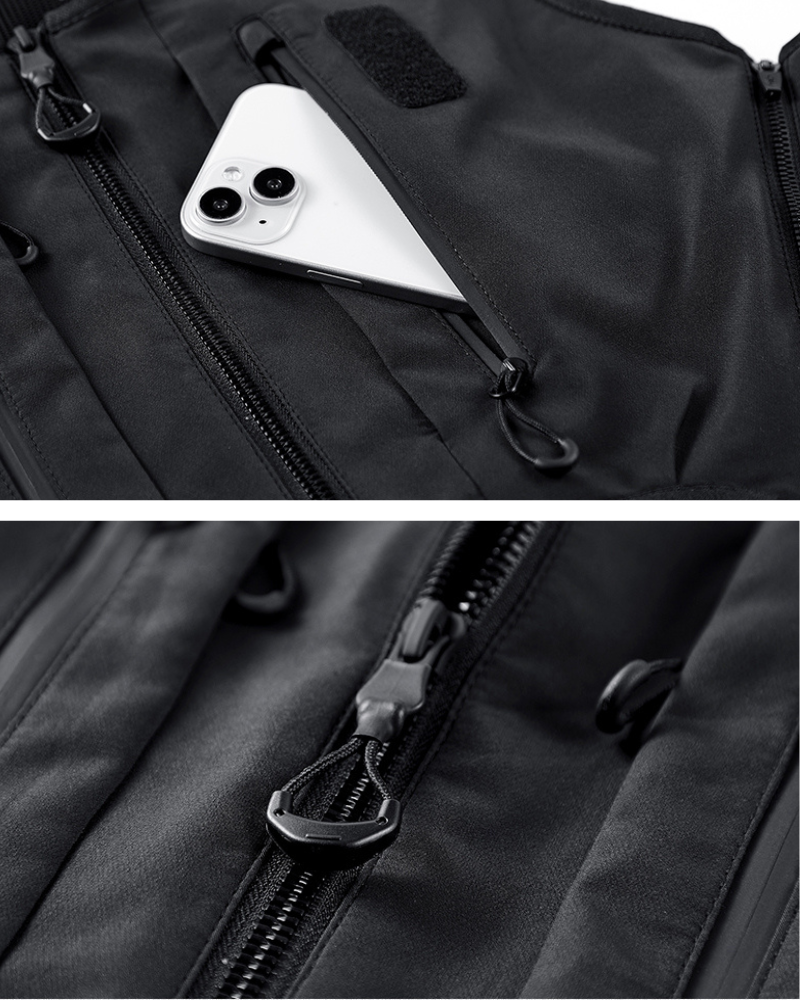 Gilet de Sport Tactique Tout-en-Un -  polyester - Gilet de Sport Tactique Ajustable et Pratique