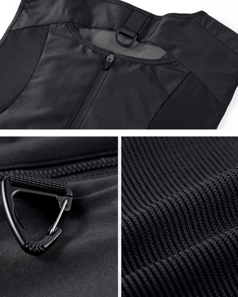 Gilet de Sport Tactique Tout-en-Un -  sport - Gilet de Sport Tactique Ajustable et Pratique