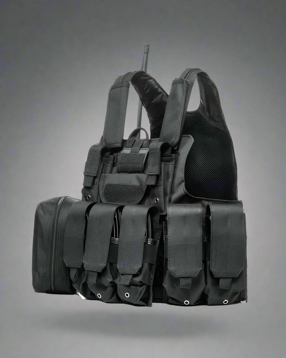 Gilet de Survie Tactique Élite -  ajustement sécurisé - Gilet Tactique Élite pour Aventures en Plein Air