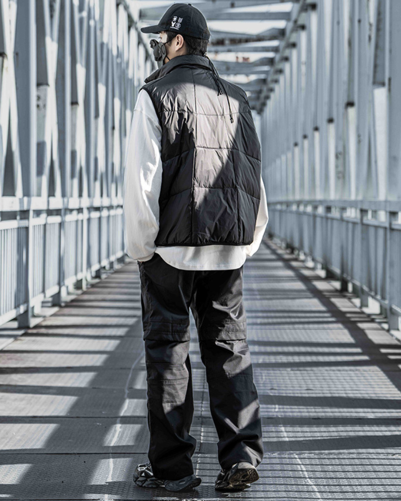 Gilet d'Hiver Confortable avec Fermeture Éclair -  confortable