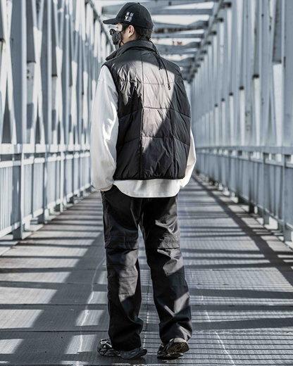 Gilet d'Hiver Confortable avec Fermeture Éclair -  confortable