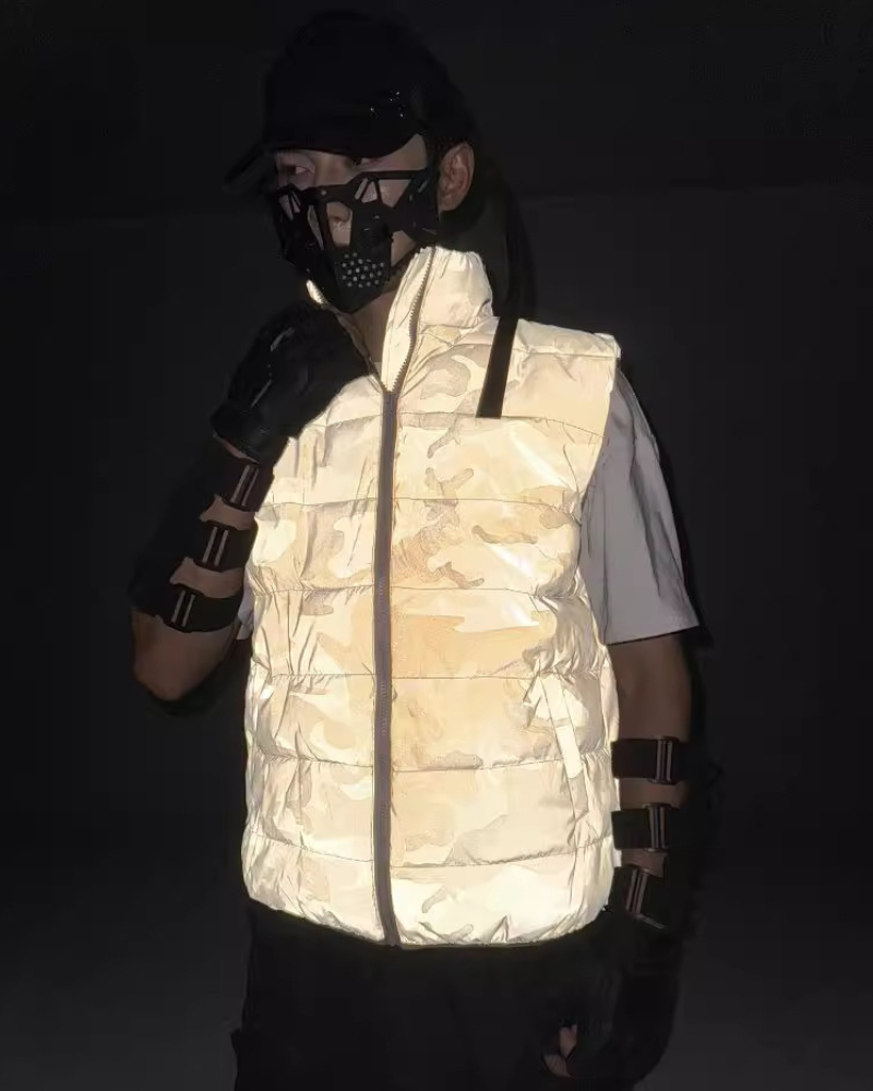 Gilet d'Hiver Réfléchissant Discret - vêtements d'extérieur - Gilet d'Hiver Réfléchissant Discret pour Aventures